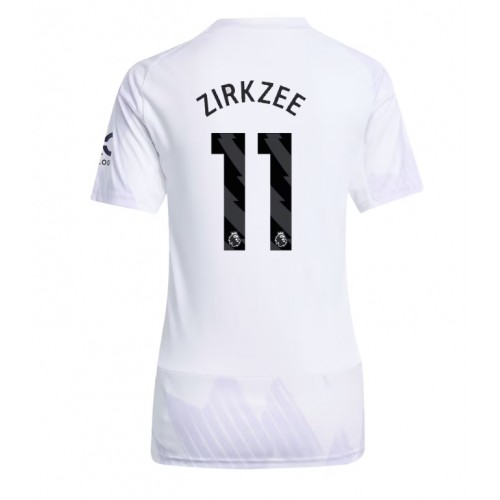 Manchester United Joshua Zirkzee #11 Bortatröja Dam 2025-26 Kortärmad Manchester United Joshua Zirkzee #11 Bortatröja Dam 2025-26 Kortärmad